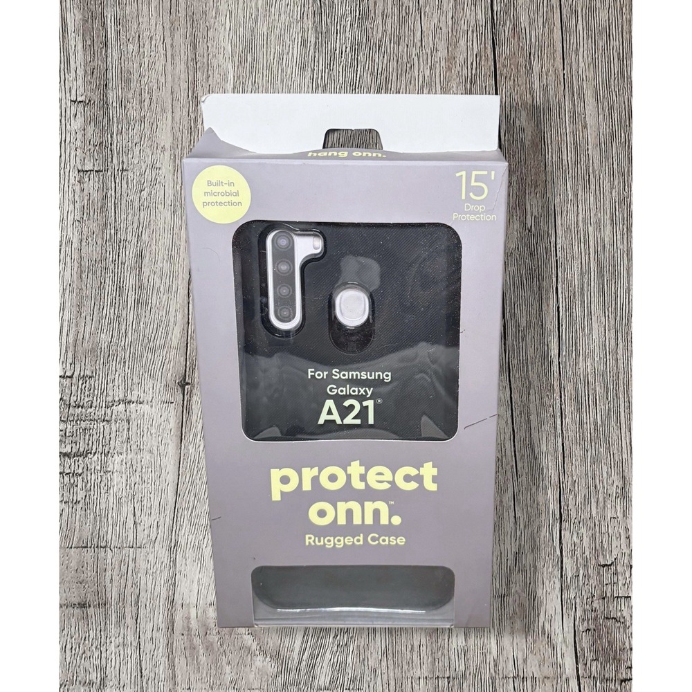 SAMSUNG GALAXY A21 - PROTECT ONN - RUGGED 15' DROP PROTECTION